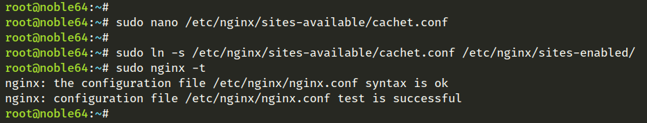 setup nginx