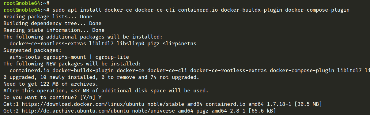 install docker